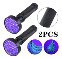 2flashlight Ultravioleta Luz Negra Poderoso Inseto Escorpião