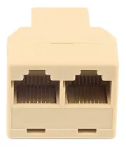 Ficha Rj45 Splitter Adaptador Doble Puerto Hembra De 1 A 2 