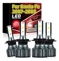 Bombillas Led H7 De 6000 K Para Hyundai Santa Fe 2007-2008