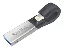 Memoria Usb Sandisk Ixpand 32gb 3.0 Negro Y Plateado