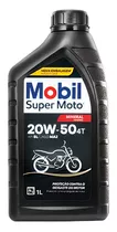 Aceite Para Motor Mobil Mineral 20w-50 Para Motos Y Cuatriciclos