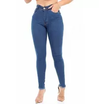 Kit 3 Calças Jeans Feminina Cintura Alta Hot Pants Com Lycra