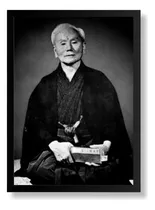 Quadro Decorativo Gichin Funakoshi Karate Shotokan 42x29cm