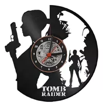 Tomb Raider, Game, Decoração,relógio ,disco De Vinil, Retrô