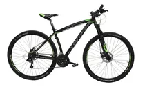 Mountain Bike Venzo Shadow Series Loki Evo R29 16  21v Frenos De Disco Mecánico Cambios Shimano Color Negro/verde  