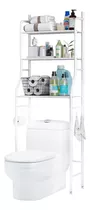 Estante Baño Blanco 3 Niveles Multifuncional Rack Mueble 