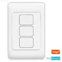 Apagador Inteligente De Pared Touch Wifi 3btn A30 Duosmart