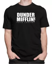 Camiseta The Office Dunder Mifflin Camisa Séries Geek Nerd