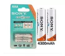 Baterías Recargables Aaa Sony 2 Pilas/ 4.300 Mah 1.2 V