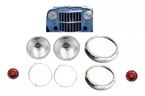 Kit Opticas Retenes Faros Aros P/ Ika Jeep Estanciera