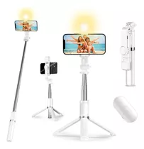  Kit Palo Selfie Portatil + Tripode Bluetooth Fotos Videos 