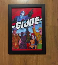 Quadro Comandos Em Ação Boneco Falcon Gijoe 80 Bonequinhos