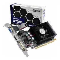 Placa De Video Goline Geforce Nvidia G210 1gb Ddr3 64 Bits