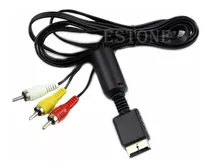 Cable Play Audio Video Av A 3 Rca Sony Ps2 Ps3 Consola Juego