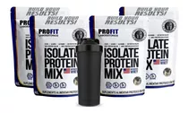 Combo 4x Whey Isolate Protein Isolado Mix 900g + Coq Grátis