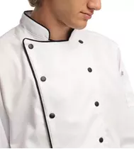 Chaqueta Cheff Modo Indumentaria Blanca Con Vivo Talle Xl