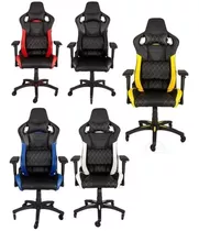 Ltc Silla Gamer Corsair T1 Race Black/yellow/blue/red Stock