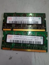 Duas Memorias Hynix Ddr2 Pc2 4200 512 Mb