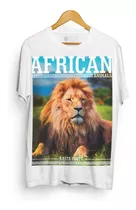 Camiseta Rasta Roots, África Lion, Rastafari, Reggae