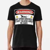 Remera  Rc Car Funny Warning Tee Mando A Distancia Car Hobby