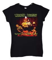 Polera Mujer Marilyn Manson Portrait Of An American Family R