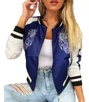 Campera Bomber Importada Bordada Tokio