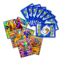 Lotes Pacotes 100 Cartas Pokemon: 50 Gx + 25 Ex + 25 Mega Ex