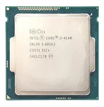 Processador Gamer Intel Core I3-4160 Bx80646i34160  De 2 Núcleos E  3.6ghz De Frequência Com Gráfica Integrada