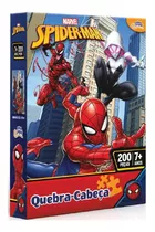 Quebra Cabeça Marvel Spider Man 200 Peças Da Toyster 8023