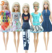 Vestidos Para Barbie, Similar Pack De 5 .