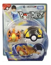 Pokémon Miniatura Pokebola Pop Up 8cm Lança Pokémon Pokeball