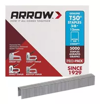 Grapa Arrow 3/8  Caja De 5000pza