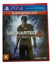 Jogo Uncharted 4 A Thief's End Ps4 Ps5 - Midia Fisica
