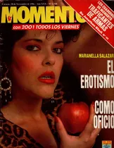 Revista Momento 28 Nov 1986 Portada Marianella Salazar 