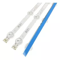 Kit 3 Barra Led Para LG 32ln549e 32ln560b 32ln570b  Aluminio