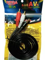 Cable De Audio Auxiliar Plus 3.5mm A Dos Rca Macho