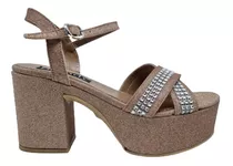 Zapatos Mujer Sandalias Cuero Ecologico Plataforma 2695 2019