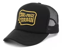 Gorra Trucker Take A Piece Negro Liso Original Eva Rain®