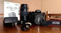Canon Eos Rebel T6 + Lente 18-55mm + Lente 75-300mm + Bolso