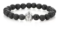 Pulsera Hombre Armadura  Bolas Negra  Chic Fashion Moda