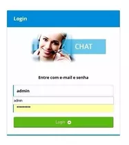 Chat Atendimento Online Ilimitado Editável Script Php