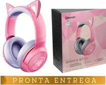 Fone De Ouvido Sem Fio Razer Kraken Bt Kitty Edition