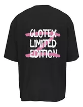 Remera Oversize Limited Clotex Algodon Peinado Premium