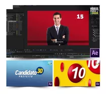 Pack 490 Materiais Vídeos Campanhas Política 1. 0 Editáveis 