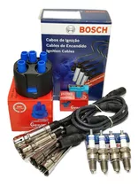 Kit Cables De Bujias+bujias+tapa+rotor Gol Power 1.6 C/dist.