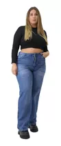 Jeans Wide Leg Azul Talles Especiales Grandes 46-54