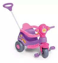 Carrinho Infantil Velocita Com Aro Protetor Lilás Rosa 959