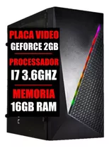 Pc Gamer Cpu Intel I7 / Placa Video 2gb / 16g Ram / Ssd 480g