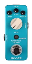 Pedal De Efecto Mooer Micro Series Ensemble Queen Mch2-u  Azul