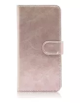 Flip Cover Agenda Rosa Para Xiaomi (todos Los Modelos)